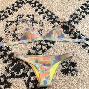 Triangl multi colored swim suit